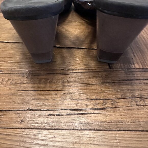 COCLICO Slingback pumps in grey suede and metallic leather! Size 38.5 - Picture 4 of 8